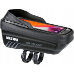 WILDMAN Traveling Bag For Bike Frame With Zipper 1L (4 ''- 7'') E12X black