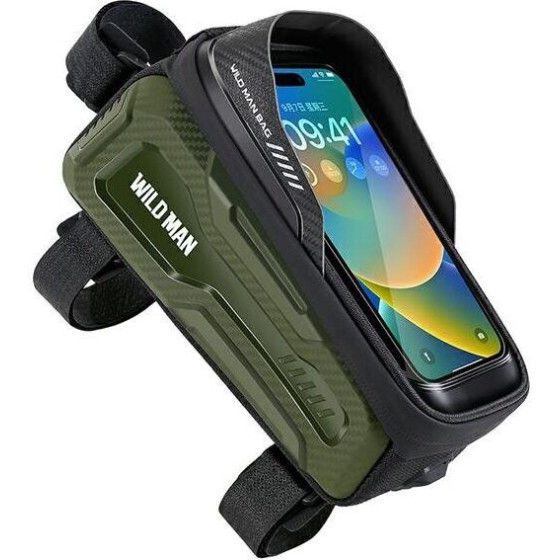 WILDMAN Traveling Bag For Bike Frame With Zipper 1L (4 ''- 7'') M20 green