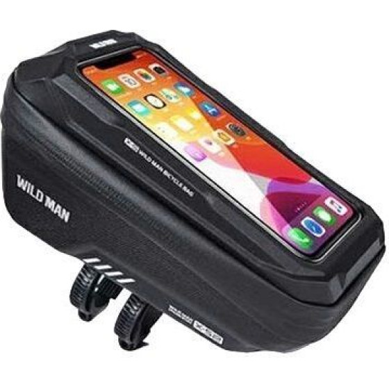 WILDMAN Traveling Bag For Bike Frame With Zipper 1L (4 ''- 7'') XS2 black