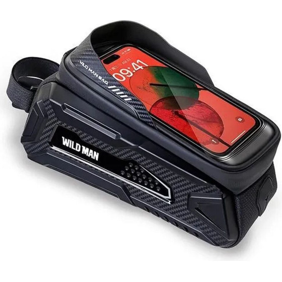 WILDMAN Traveling Bag For Bike Frame With Zipper 2L (4 ''- 7'') M30 black