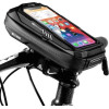WILDMAN Traveling Bag For Bike Handlebars With Zipper 0,5L (4 ''- 7'') X3 black