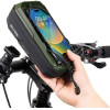 WILDMAN Traveling Bag For Bike Handlebars With Zipper 0,6L (4 ''- 7'') GX330 green