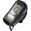 WILDMAN Traveling Bag For Bike Handlebars With Zipper 1L (4 ''- 7'') E1 black