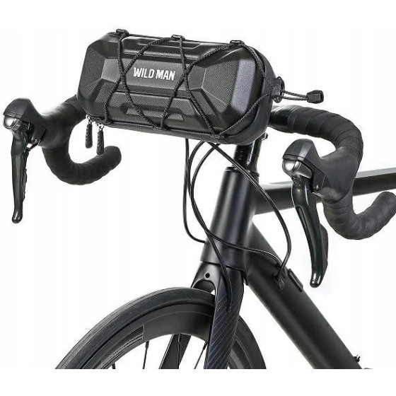 WILDMAN Traveling Bag For Bike Handlebars With Zipper 2L XT17 black