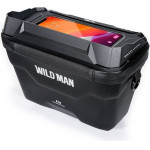 WILDMAN Traveling Bag For Bike Handlebars With Zipper 3L (4''-7'') XT8 black