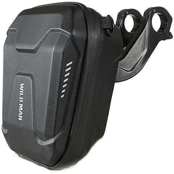 WILDMAN Traveling Bag For Bike Handlebars With Zipper 3L E8 black