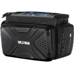 WILDMAN Traveling Bag For Bike Handlebars With Zipper 4L GS6 black