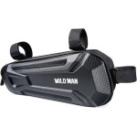 WILDMAN Traveling Bag Under The Bike Frame With Zipper 1,8L XT9 black