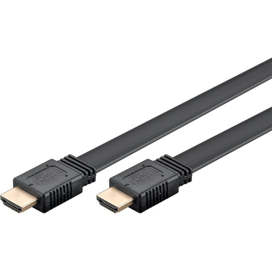 Goobay High Speed HDMI(TM) Flat Cable With Ethernet 3 m - (77145)