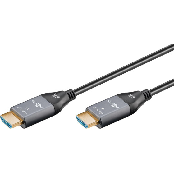 Goobay Optical Hybrid Ultra High Speed HDMI(TM) Cable With Ethernet (AOC) 10 m - (76274)