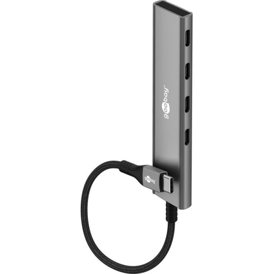 Goobay Slim 4-Port Usb Hub, USB-C(TM) To USB-C(TM), 5 Gbit/s - (76564)