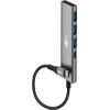 Goobay Slim 4-Port Usb Hub, USB-C(TM) To USB-C(TM)/USB-A, 5 Gbit/s - (76562)