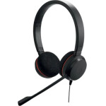 Jabra Evolve 20 Stereo Professional Corded Headset Uc USB-C/USB-A Adapter - Passive Noise Cancellation USB-C And USB-A Connectivity (4999- 829-269) - (4999-829-269)
