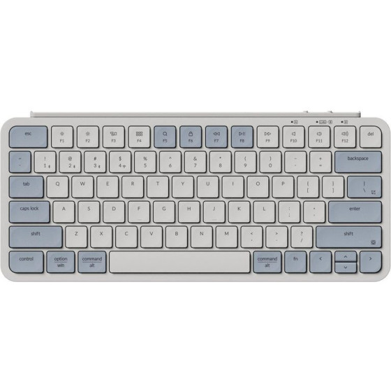 Keychron B1 Pro Ultraslim Mini Wireless Bt Keyboard Zmk Online Customize Retro Blue 75% Us - (B1P-K11)