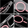 Drop Glue Colorful Ring Mag Cover Compatible With Magsafe For Samsung A17 Pink OEM