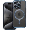 Electro Mag Cover Case Compatible With Magsafe For Samsung A17 Titanium Blue OEM