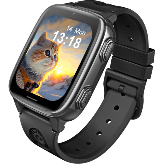 INTIME Gps Smartwatch ��� ������ 1.83'', ������, 4G, IPX5, ����� - (IT-074)