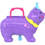 Mattel Polly Pocket: Mini Doll Celebration Kitty Playset (JFT90)