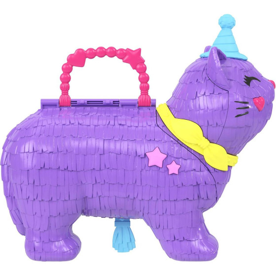 Mattel Polly Pocket: Mini Doll Celebration Kitty Playset (JFT90)