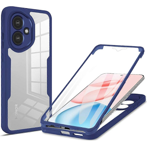 Techsuit - Colorverse 360 Series + Screen Protector - Honor 400 - Blue