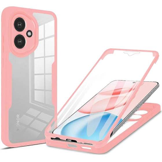 Techsuit - Colorverse 360 Series + Screen Protector - Honor 400 - Pink