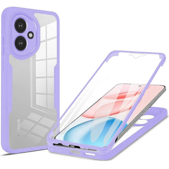 Techsuit - Colorverse 360 Series + Screen Protector - Honor 400 - Purple