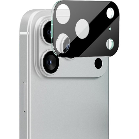 Techsuit - Full Camera Glass - Iphone 17 Pro Max - Black