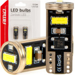 AMiO �������� Led T10e W5W 12/24V 3x2055 Smd Led CAN-Bus ����� - 2 ���. - (03720)