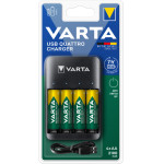Varta Usb Quattro Charger + 4xAa 2100mAh