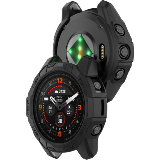 Tech-Protect Defence Air Garmin Fenix 7 / 7 Pro Black - (TPDEAGF7B)