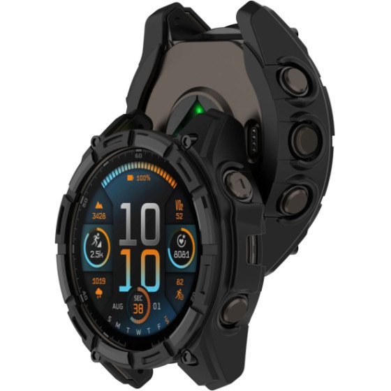 Tech-Protect Defence Air Garmin Fenix 8 (51mm) Black - (TPDEAGF851B)