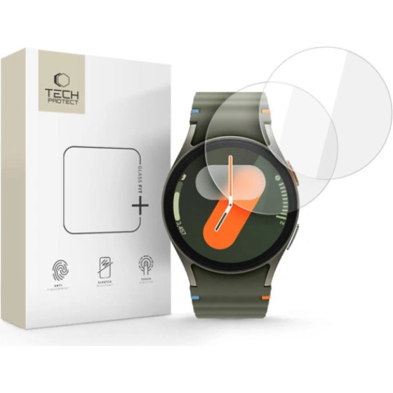 Tech-Protect Glass Fit Samsung Galaxy Watch 4 / 5 / 6 / 7 (40mm) 2 Pack Clear - (TPGFSG740)