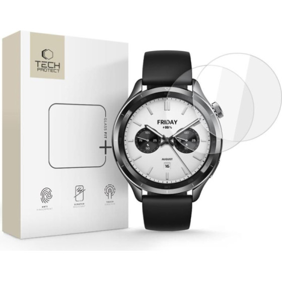 Tech-Protect Glass Fit Xiaomi Watch S4 2-Pack Clear - (TPGFXIAS4)