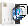 Tech-Protect Glass Flex Huawei Watch Fit 3 2-Pack Black - (TPGFHUFIT3B)