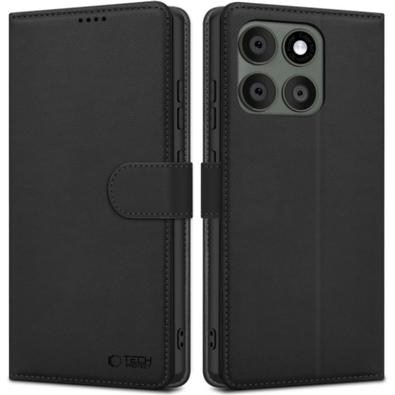 Tech-Protect Wallet Book Case Motorola Moto Edge 60 Pro Black - (TPWALME60FPB)