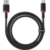 Baseus - Data Cable Dura Series - Usb To Type-C, Fast Charging, 60W, 480Mbps, Naylon, 1m - Red / Black - (P10377802U01-01)