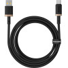 Baseus - Data Cable Dura Series - Usb To Type-C, Fast Charging, 60W, 480Mbps, Naylon, 2m - Gold / Black - (P10377802U01-02)