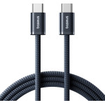 Baseus - Data Cable Dynamic 4 Series - Type-C, Fast Charge, 100W, 480Mbps, Smart Chip, 1m - Cosmic Black - (P10381400121-00)