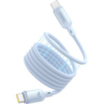 Baseus - Data Cable Picogo - Magnetic, Type-C To Type-C, 240W, Fast Charging, 480Mbps, Silicone, 1m - Blue - (P10376800311-00)