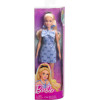 Mattel Barbie: Barbie Fashionistas Wavy Blonde Ponytail Wearing Blue Bow (HYT93)
