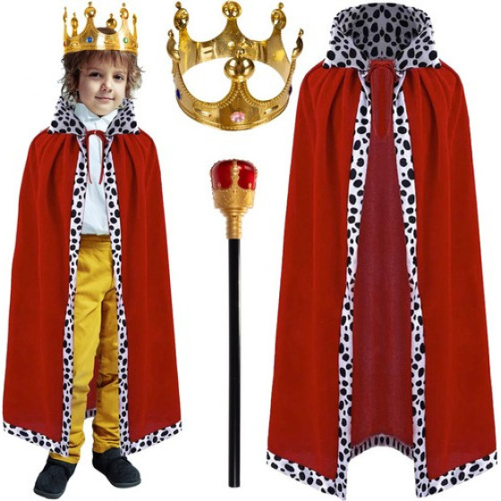 Kruzzel King Costume Set Of 3 20560 - (17247-0)