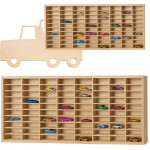 Kruzzel Wooden Shelf For Cars - 26582 Truck - (18201-0)
