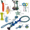 Purlov Dog Chew toy, Tug - Set 25384 - (18244-0)