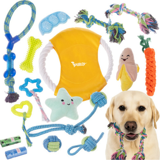 Purlov Dog Chew toy, Tug - Set 25384 - (18244-0)