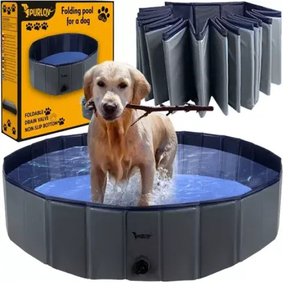 Purlov Folding Dog pool/Pen 120x30 23831 - (17624-0)