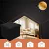 Ruhhy Folding Pouffe Black 25779 - (18215-0)