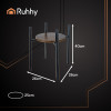 Ruhhy Standing Flower Stand 41 Cm 26049 - (18240-0)