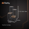 Ruhhy Standing Flower Stand 69 Cm 25997 - (18241-0)
