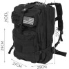 Trizand Military Backpack Xl Black - (13921-0)