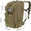 Trizand Military Backpack Xl Green - (13922-0)